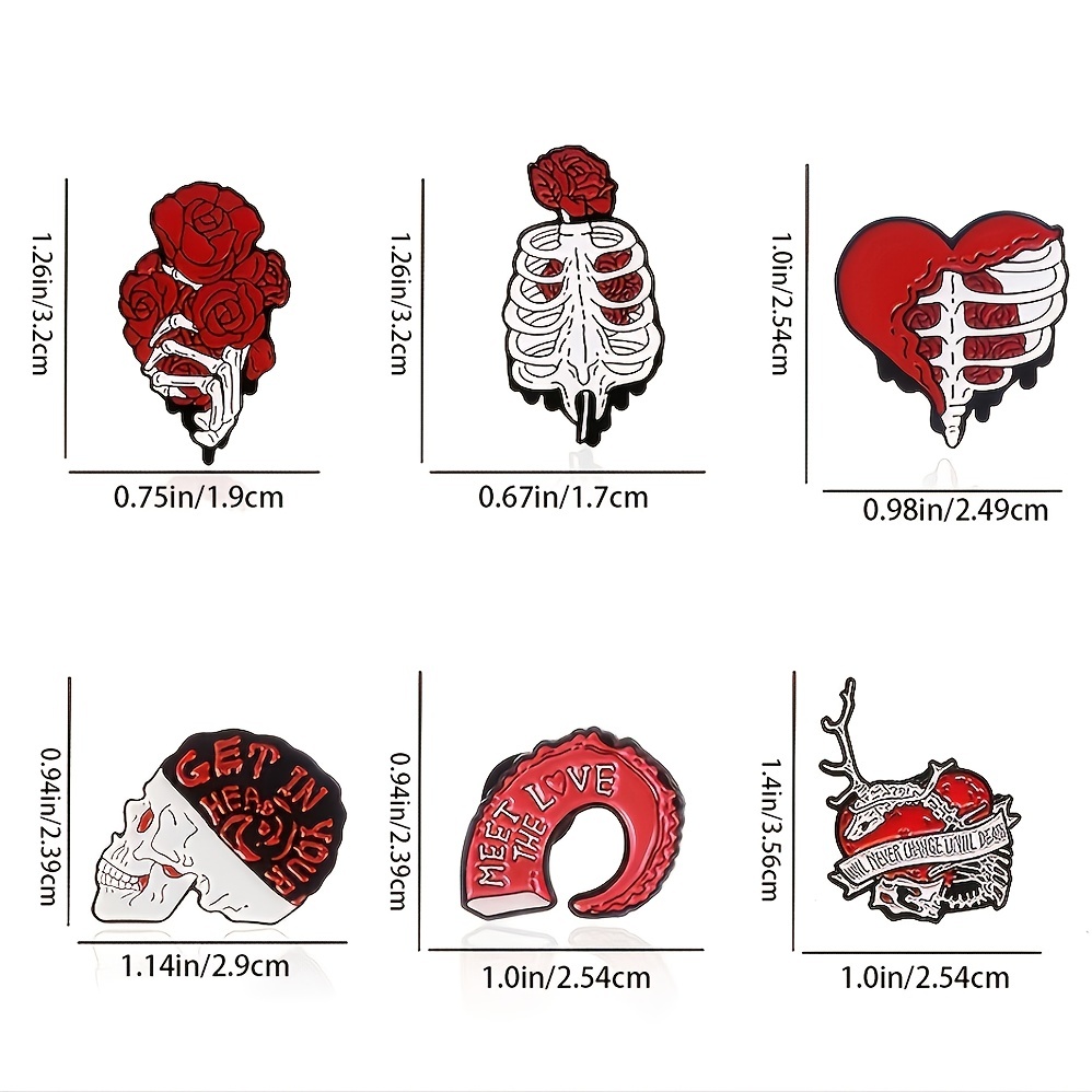 Skull Head Skull Heart Maxi Flower Tube Knit Emblem Women's Accessories